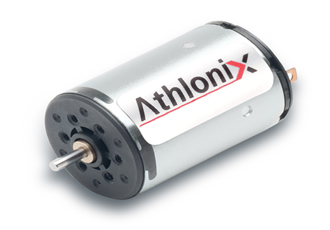 New Athlonix high power density brushed DC motors are available from McLennan